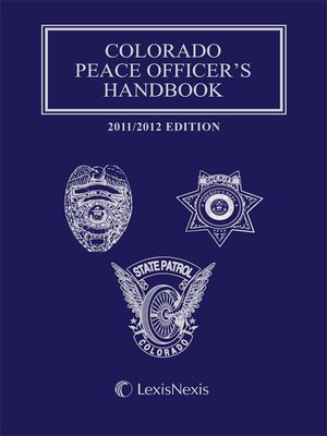 cover image of Colorado Peace Officer's Handbook